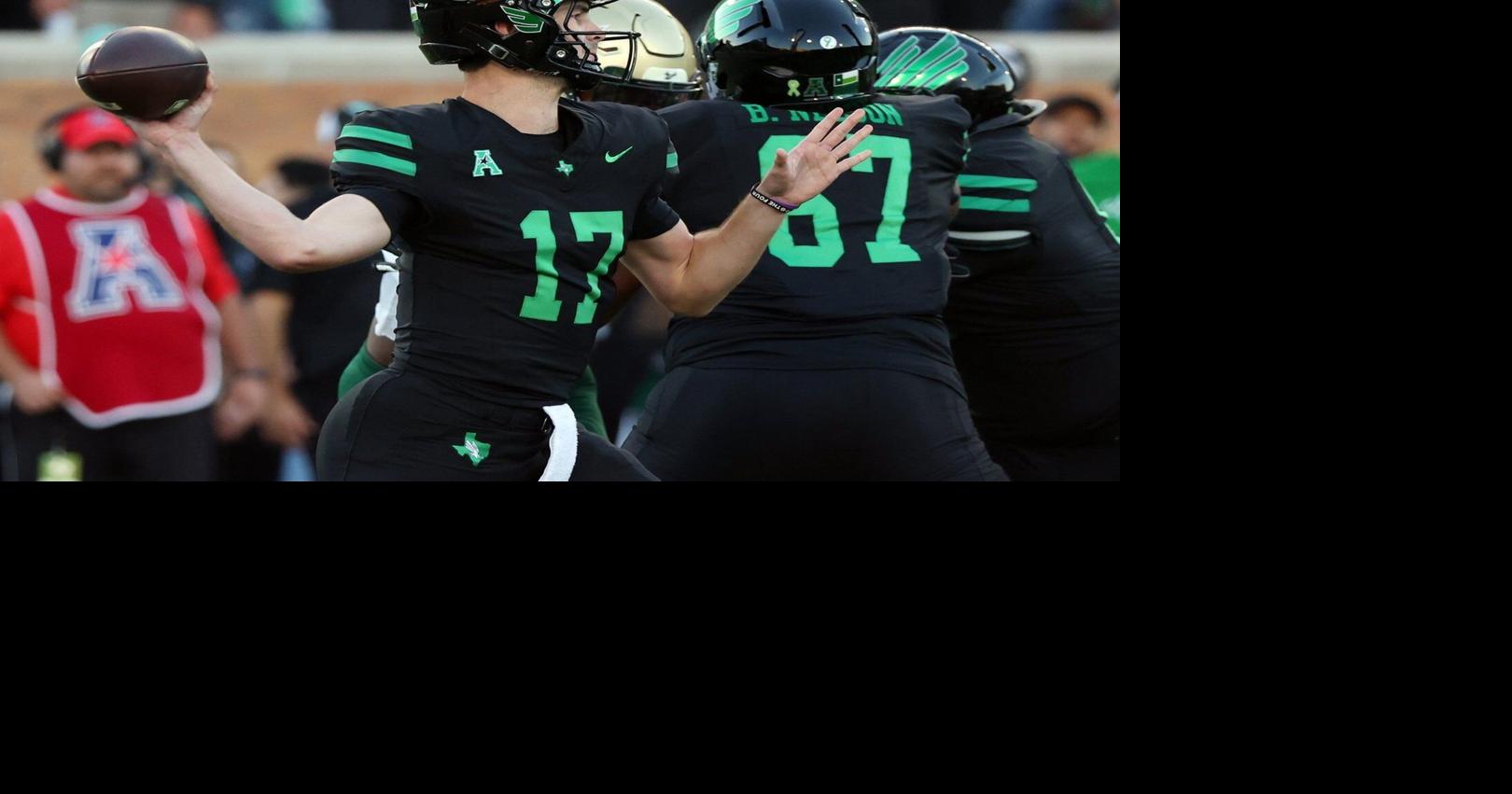 National passing leader Drew Mestemaker from No. 23 North Texas is entering transfer portal