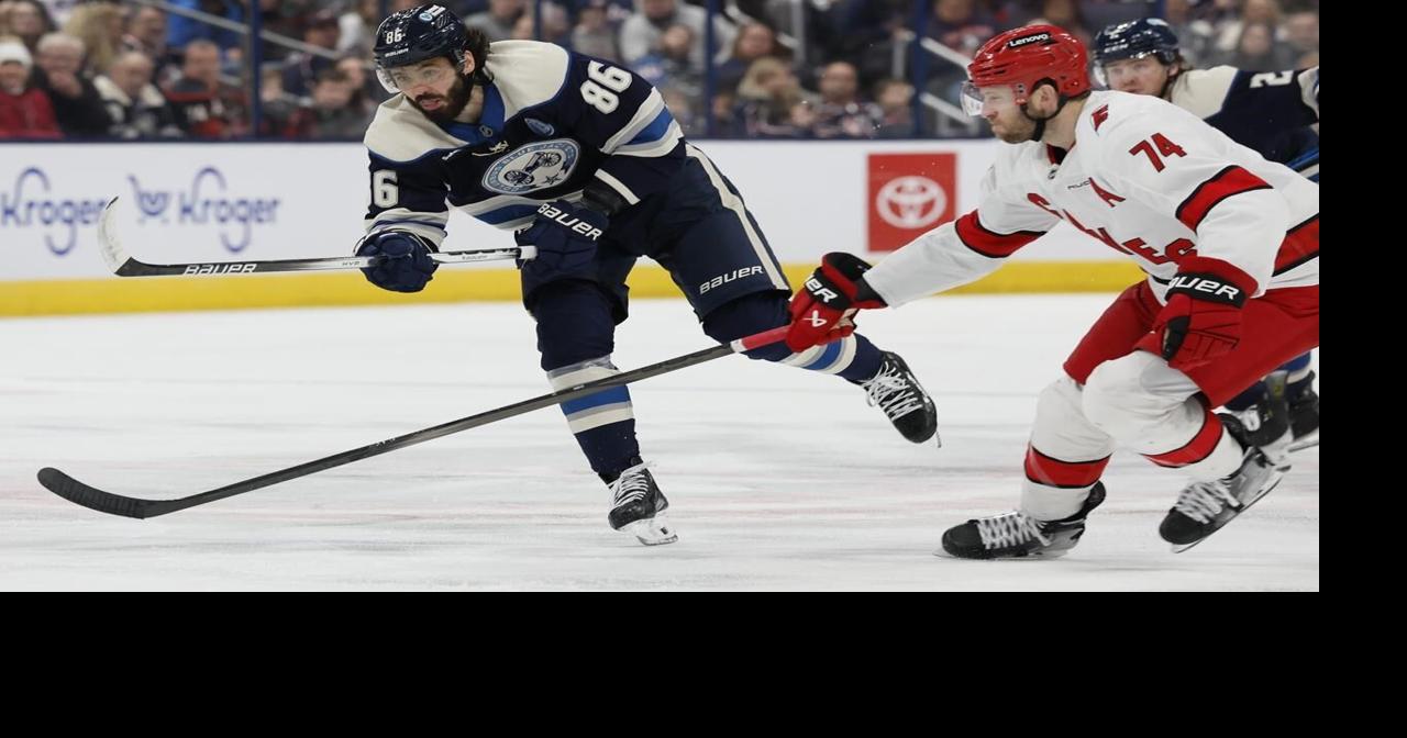 Fantilli scores in the 4th round of a shootout as Blue Jackets beat Hurricanes 4-3