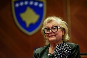 Kosovo lawmakers elect a new president in a late-night vote to avert snap election