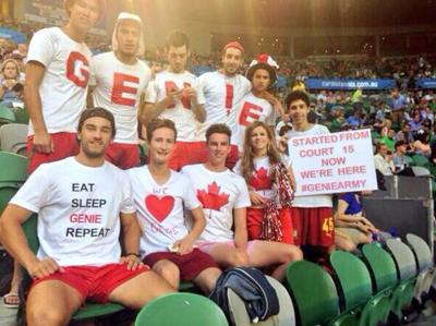 Eugenie Bouchard's win rallies the #GenieArmy
