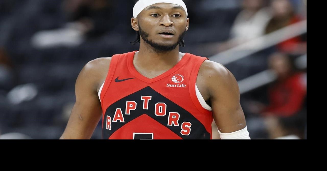 Raptors guard Quickley misses Golden State game due to left hip soreness