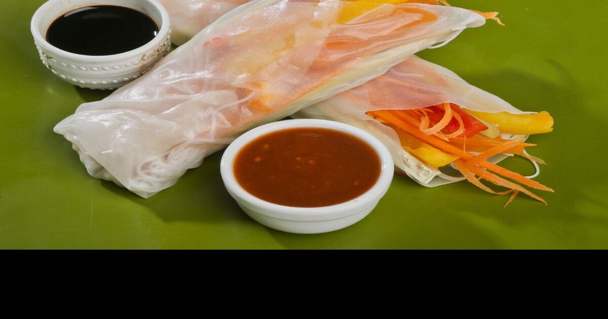 Kid-friendly rice paper wraps