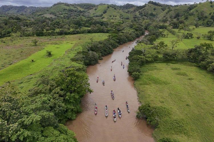 Planned water reserve intended to ease shortages in the Panama Canal fuels river protest