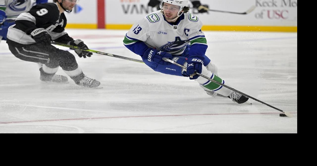 Hughes continues hot streak, Canucks overcome loss of Boeser to beat Kings 4-2