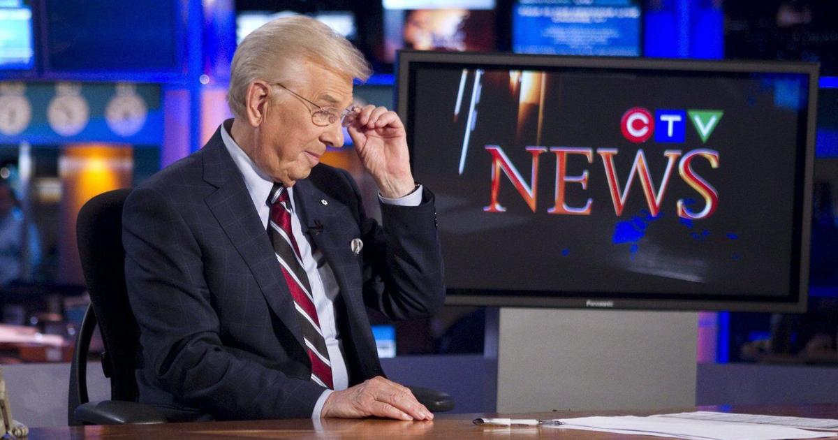 Peter Mansbridge sagt, „der Größte aller Zeiten“ Lloyd Robertson habe das ...
