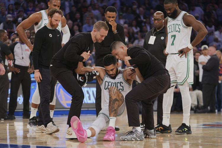 Injuries are becoming the story of the NBA playoffs. And not even the game's stars are safe