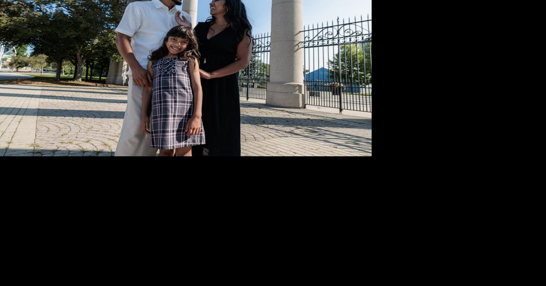 They found love at Toronto Carnival in a crowd of thousands. Now, they're taking their daughter to the parade