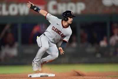 Steven Kwan out of Guardians' lineup against the Athletics with right wrist soreness
