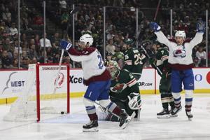 MacKinnon and Drouin each get 3 points as Avalanche beat Wild 5-2