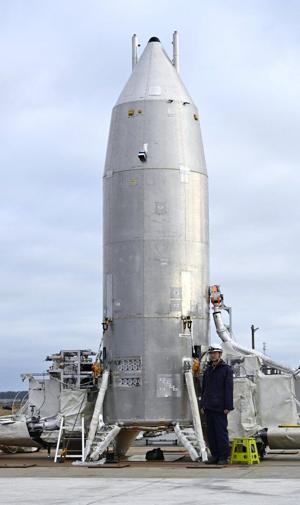 Japan's space agency conducts first test flight for experimental reusable rocket