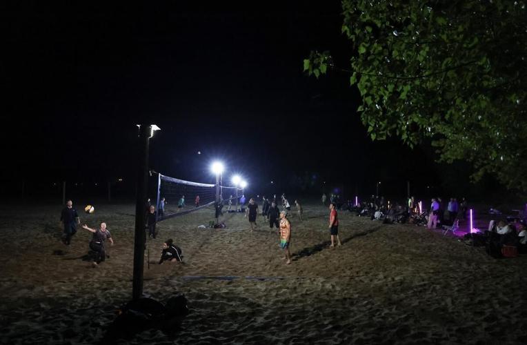 Inside Toronto’s secret beach volleyball game at Ashbridges Bay