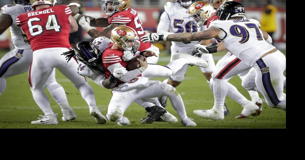 Brock Purdy's rare bad game dooms the 49ers in showdown against the Ravens