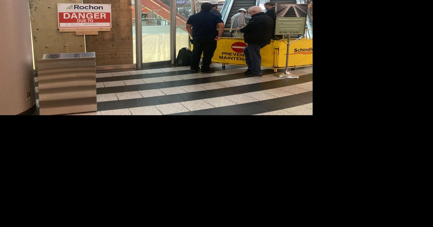 Police responded to an incident on an escalator at RioCan Empress Walk Plaza shortly after 5 p.m. Thursday. A man was pronounced dead at the scene.