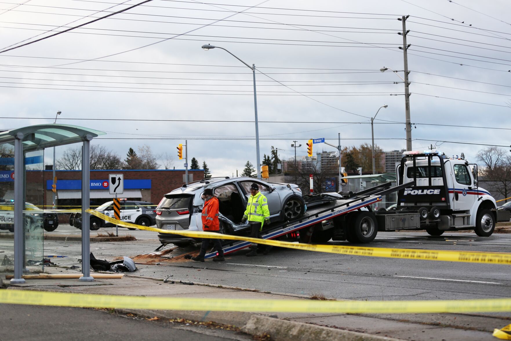 Four teens arrested after stolen car crash in Toronto