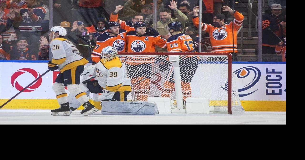 Leon Draisaitl drives Edmonton Oilers to 5-2 win over Nashville Predators