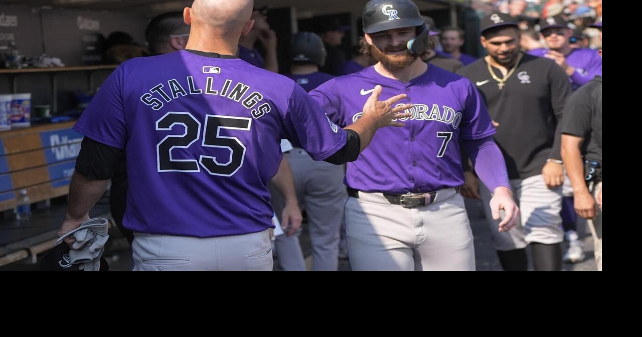 Jacob Stallings' RBI double in the ninth helps Rockies beat the Tigers 4-2