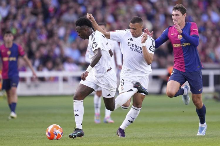 Real Madrid forward Vinícius Júnior has a sprained ankle after clasico