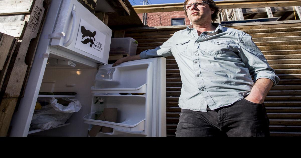Montreal alley fridge offers chilling lesson on food waste