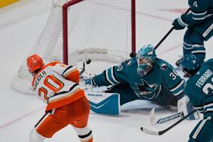 Ducks rally to stun Sharks 7-6 in OT