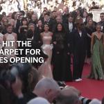 Stars hit the red carpet for Cannes opening