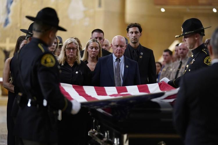 Funeral held for a Los Angeles County sheriff's deputy who was ambushed ...