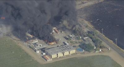 Explosion at a California fireworks warehouse sets off fires and forces evacuations