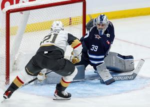 Golden Knights pull ahead late, top Jets 5-3 in playoff rematch