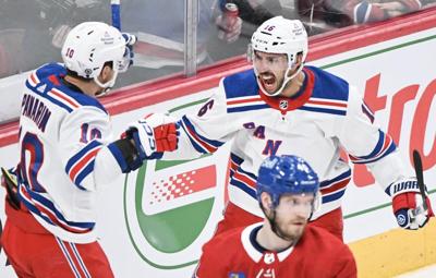 Montembeault makes 46 saves, Canadiens hold off Rangers for 4-3 win in shootout