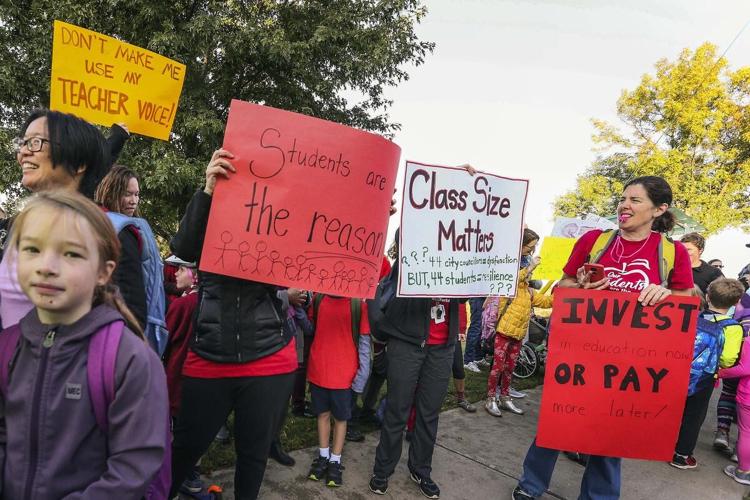 Parents, students rally across province to protest Ford cuts to education