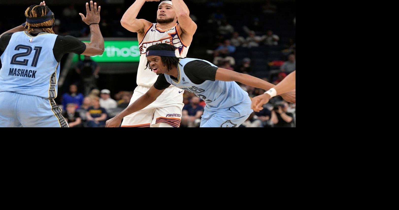 Devin Booker scores 36 on 16-of-24 shooting, Suns beat Grizzlies 131-105