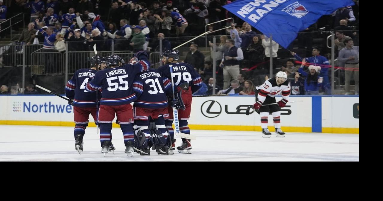 Carrick's overtime goal lifts Rangers past Devils 3-2
