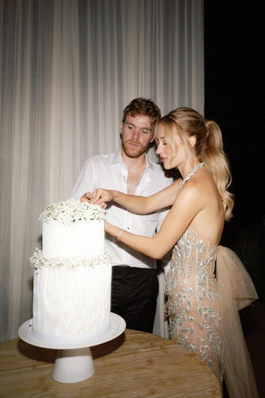 Connor McDavid wedding photos show opulent ceremony