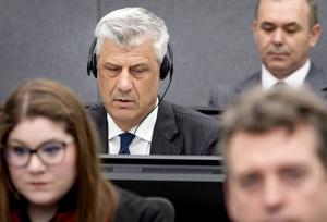 Kosovo ex-president Thaci visits father