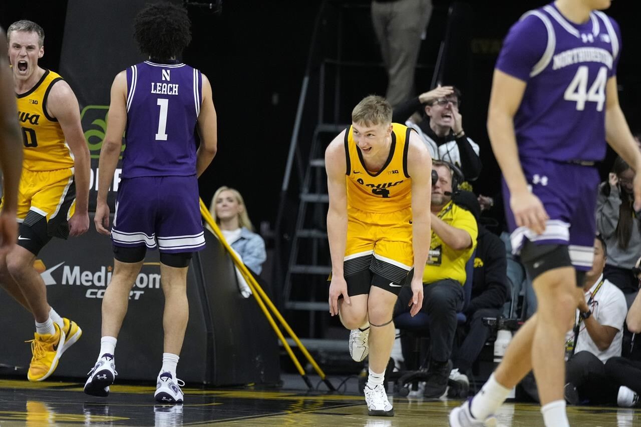 Josh Dix Swishes A Game-winning 3 Just Before The Buzzer To Give Iowa ...