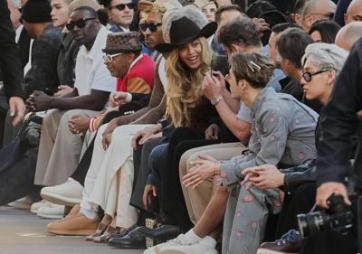 ǲԳé and Jay-Z dominate Paris as celebrity drives fashion’s biggest trend