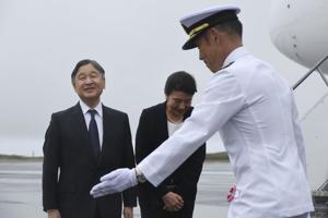 Japanese emperor visits Iwo Jima to honor war dead 80 years after one of WWII