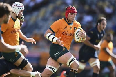 Rugby Championship: Australia scores late try to beat Argentina 28-24