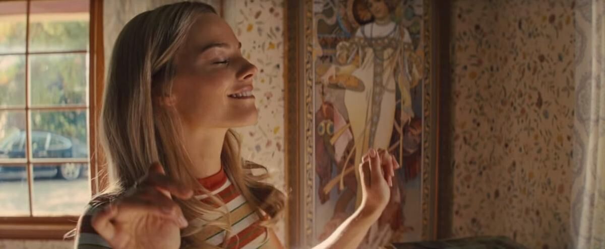 Margot Robbie Is Sharon Tate in Once Upon a Time in Hollywood Trailer