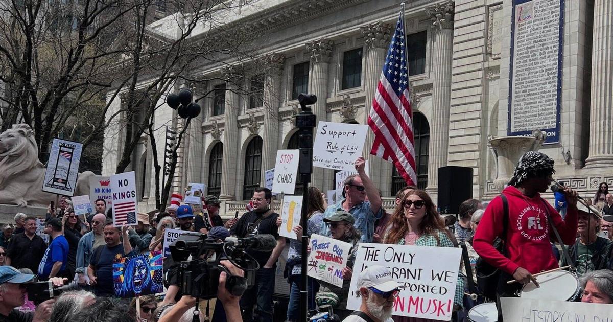 Anti-Trump protesters rally in New York, Washington and elsewhere across the country