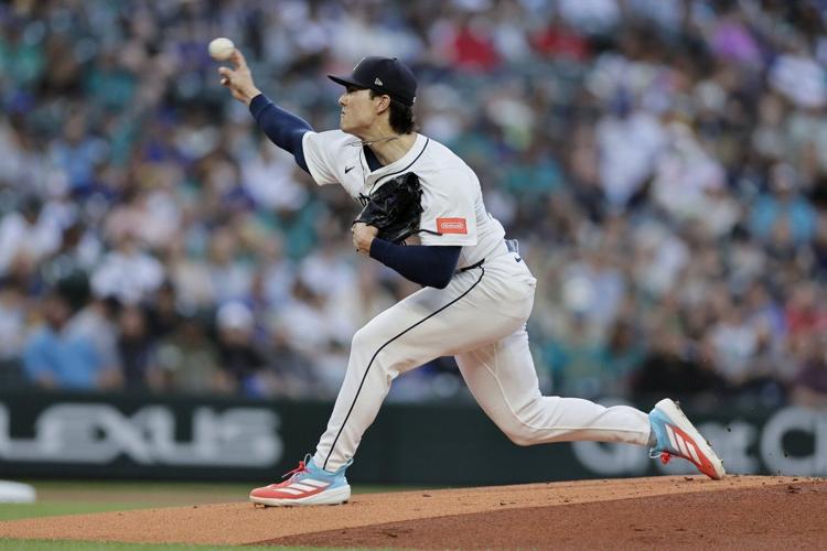 Woo strikes out 13 as Mariners beat Angels 5-3