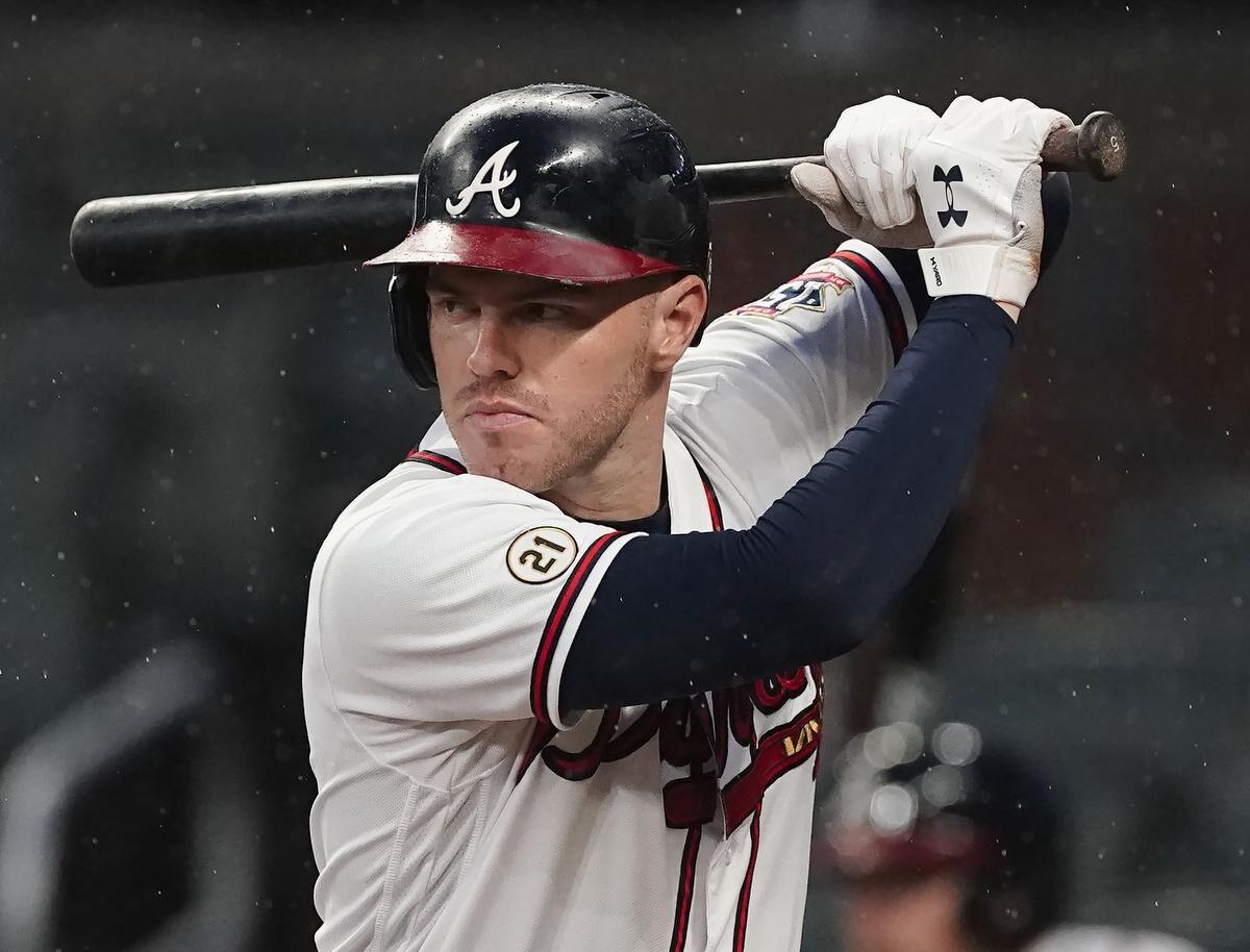 Freddie Freeman's son meets Fernando Tatis Jr.