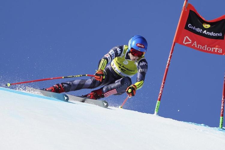 Swiss skier Gut-Behrami wins super-G title; Shiffrin 14th