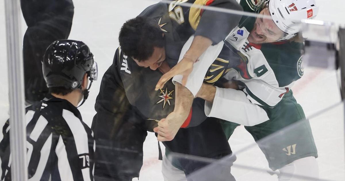 Dorofeyev has 2 goals an assist, Golden Knights beat at the Wild 4-1 for share of NHL lead