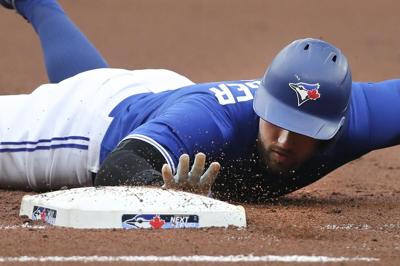 George Springer injury update: Blue Jays OF carted off after