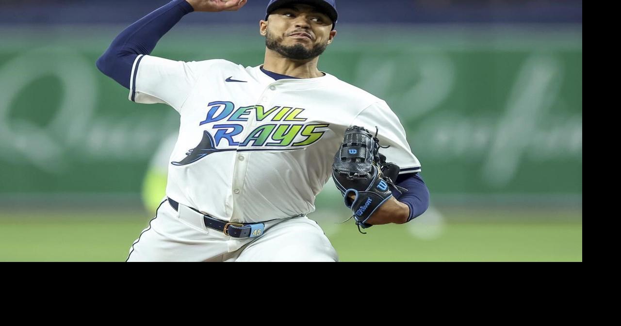 Taj Bradley allows 5 hits in 7 innings, Rays beat AL Central-leading Guardians 2-0