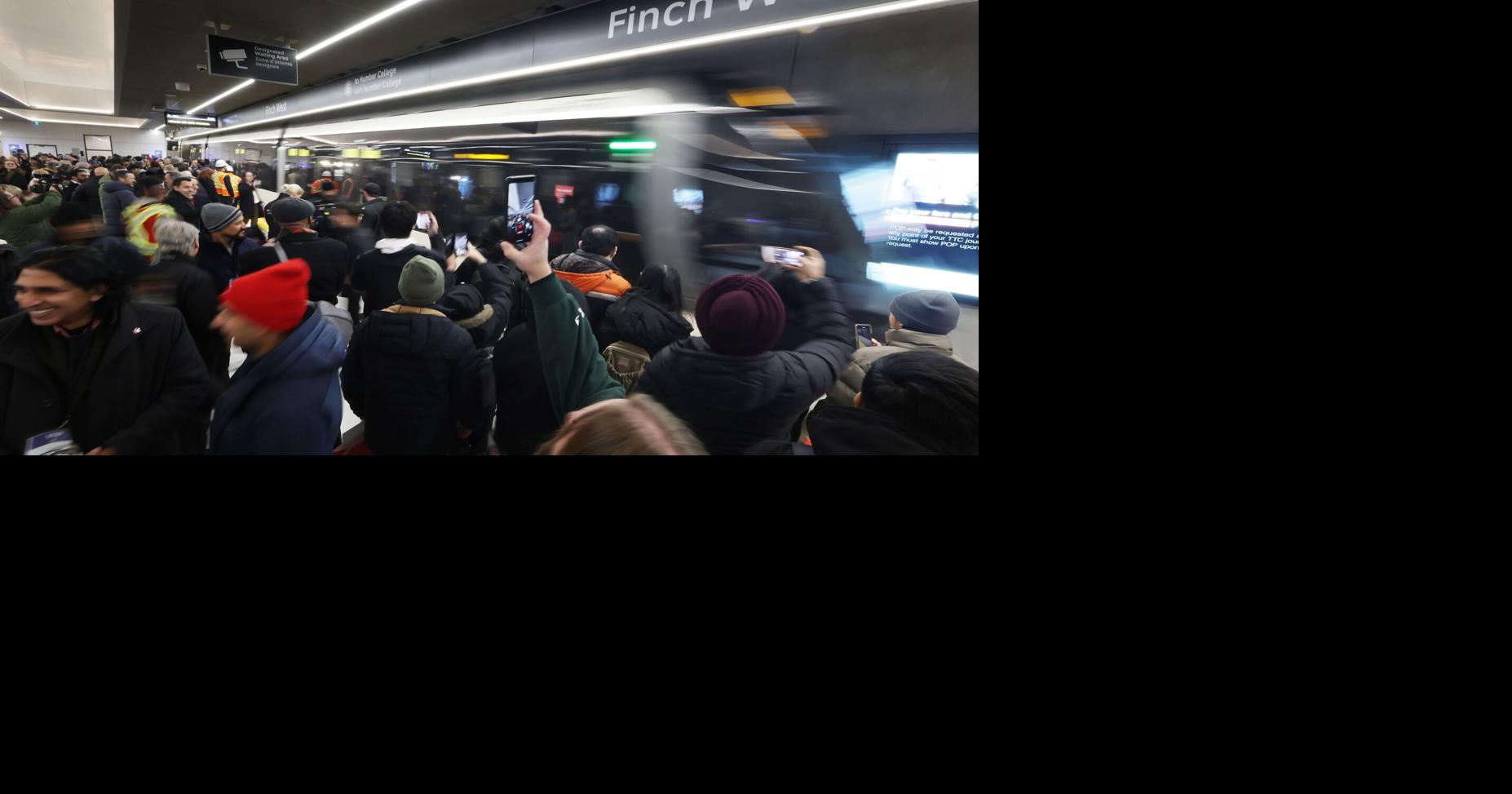 Finch West LRT officially opened today — Toronto’s first new transit line in more than a decade