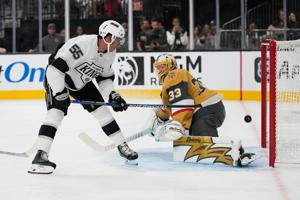 Kings top Golden Knights 6-5 in shootout, spoiling Dorofeyev's hat trick and Marner's debut