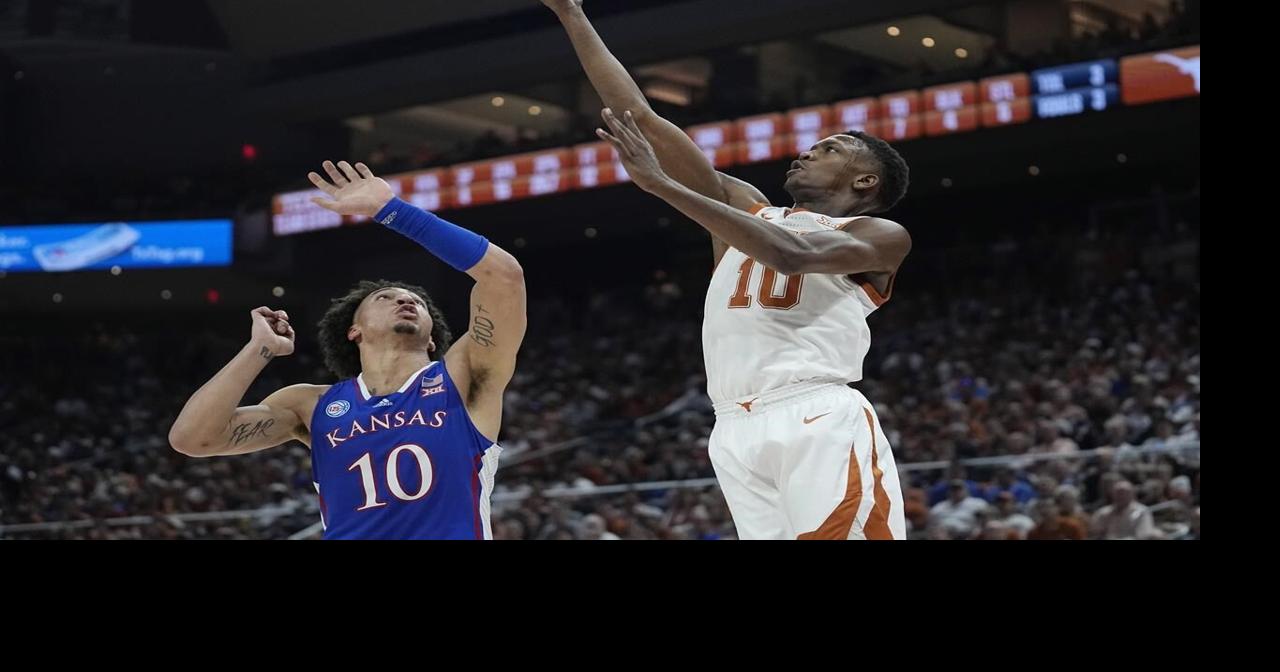 Sir’Jabari Rice and No. 9 Texas smother No. 3 Kansas 75-59