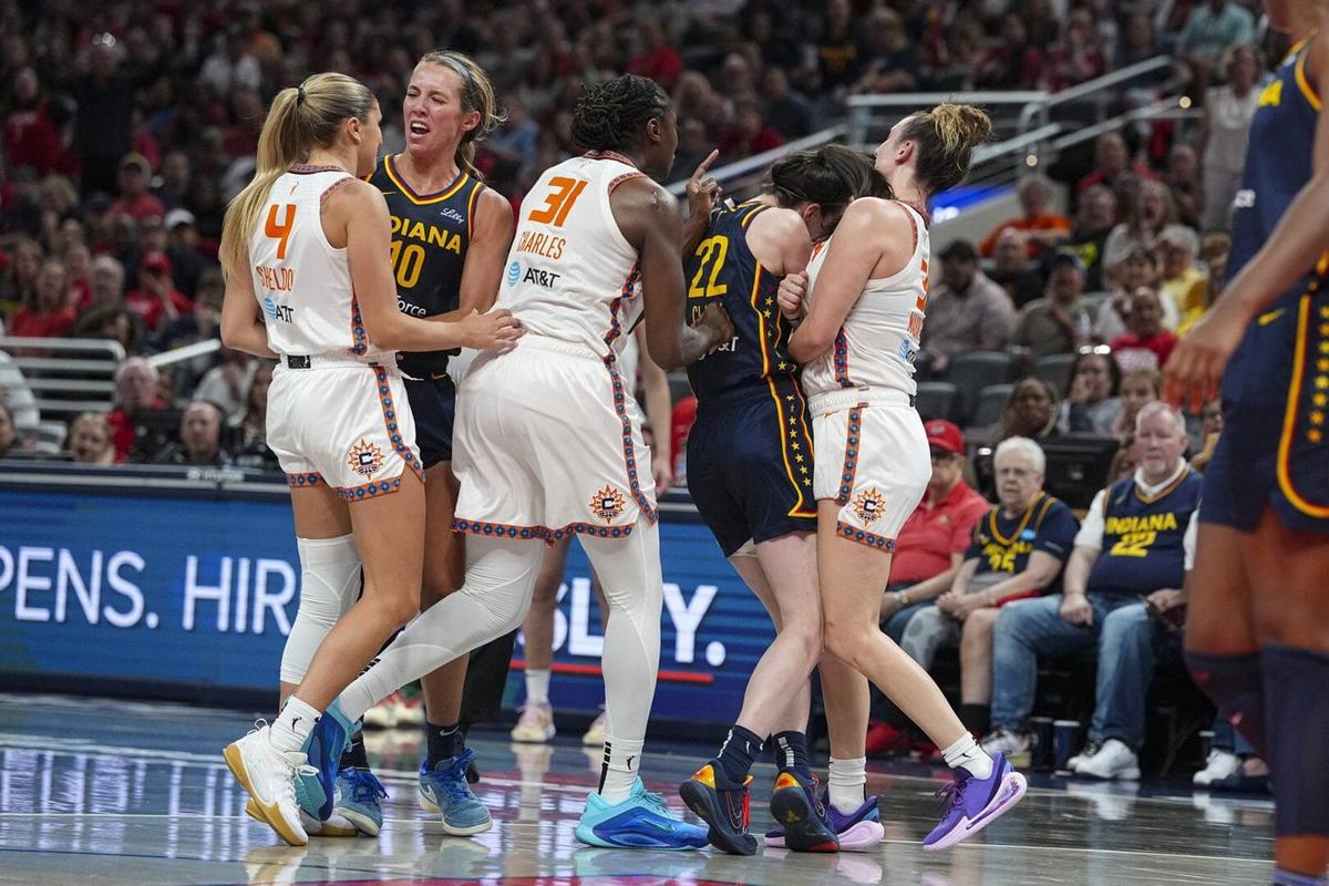 Marina Mabrey's foul on Caitlin Clark upgraded to Flagrant-2, AP source says