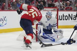 Panthers top Maple Leafs 3-1, snap 5-game slide and tighten Atlantic Division race
